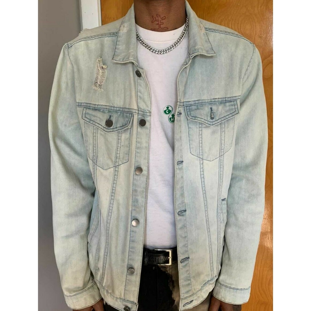 Mens Ripped Dinem Jacket